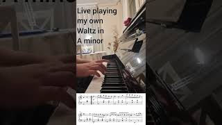 Waltz in A minor Live playing [upl. by Oiruam]