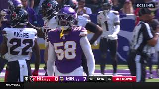 Minnesota Vikings Highlights vs Houston Texans  2024 Regular Season Week 3 [upl. by Kletter295]