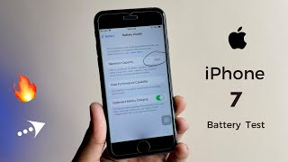 iPhone 7 battery 🔋 Test  iPhone 7 on ios 1573 Battery test [upl. by Auqenahs]