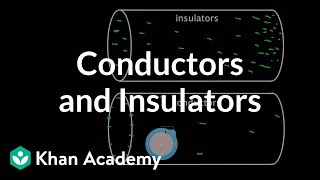 Conductors and Insulators  Physics  Khan Academy [upl. by Eatnoj]