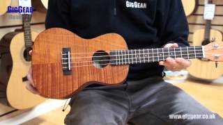 Kala Ukulele  KACEM Exotic Mahogany Concert Uke [upl. by Tiebout]