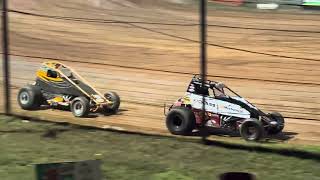 Wingless Sprints Heat 2 win Carina Speedway 27092024 [upl. by Halden]