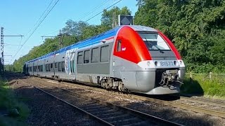 Trains TER SNCF Passage à Niveau LA ROCHETTE [upl. by Aehcim]