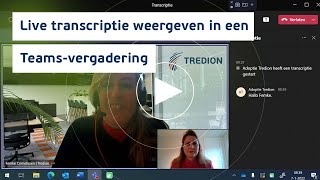 Live transcriptie weergeven in een Teamsvergadering [upl. by Yztim]