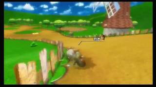 MKWii Moo Moo Meadows World Record  1 16quot 401 by わさ [upl. by Ssecnirp361]