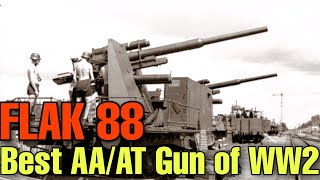 Flak 88  Best Anti AircraftAnti Tank Gun of WW2 [upl. by Adnwahsar449]