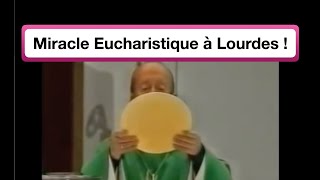 Miracle Eucharistique à Lourdes 7 novembre 1999 en présence de Monseigneur Lustiger [upl. by Acinorrev]