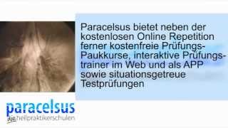 Paracelsus OnlineRepetitorium  HeilpraktikerAusbildung an den Paracelsus Schulen [upl. by Floyd]