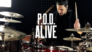 POD  Alive Drum Cover [upl. by Hetty656]