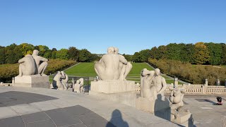 Frogner Park  Vigeland Sculpture Park Oslo Norway [upl. by Merriam]