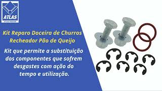 Acessórios e Peças de Reposição de Equipamento para Churros Atlas [upl. by Oeramed]