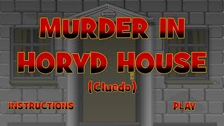 Murder in Horyd House Cluedo  PowerPoint game  Free to download and play [upl. by Geoff328]