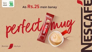 Rs 25 Mein Perfect Mug  NESCAFÉ BanaoApniDunya [upl. by Turnheim127]