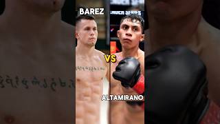 Barez vs Altamirano ufc ufcparis danielbarez victoraltamirano flyweight españa mexico mma [upl. by Swenson]