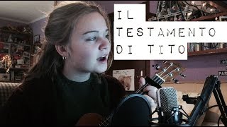 Il Testamento di Tito  Fabrizio De André cover [upl. by Maxi]