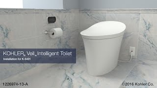 Installation  Veil Intelligent Toilet [upl. by Alyosha316]