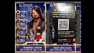 QR CODE  WWE SUPERCARD WWE 2K19 [upl. by Okomom946]