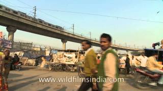 Okhla Delhi metro station [upl. by Siekram805]