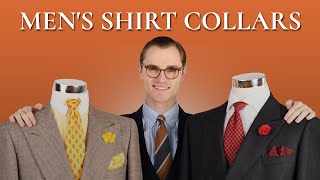 Shirt Collar Styles for Men A Complete Guide  Point Spread Cutaway amp More [upl. by Ateerys]