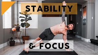 10 Minute Yoga Flow Practice for Strength Stability and Focus [upl. by Karwan545]