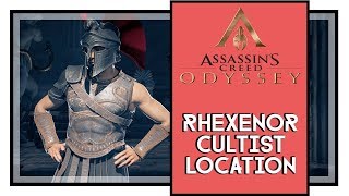 Assassins Creed Odyssey Rhexenor the Hand Cultist Location Delian League Cultists [upl. by Genna63]