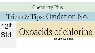 Tips and Tricks Oxoacids of chlorine  pBlock elements [upl. by Sualohcin]