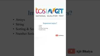 TCS NQT CODING QUESTIONS  TCS NQT 2022  TCS NQT PREPARATION [upl. by Winne917]