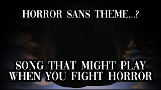 Horror Sans theme Song that might play when you fight Horror [upl. by Berriman]