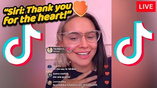 MY FIRST LIVE STREAM ON TIKTOK [upl. by Marilla856]