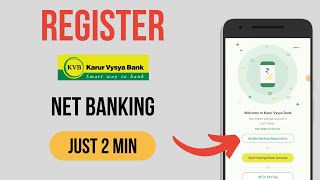 How To Register KVB Net Banking Online  How To Activate KVB Net Banking  Tamil  2024 [upl. by Yrokcaz]