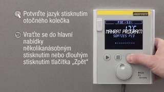 Pece pro keramiku  Jak nastavit češtinu  volba jazyka u regulátorů Nabertherm B 400 C 440 P 470 [upl. by Azriel387]