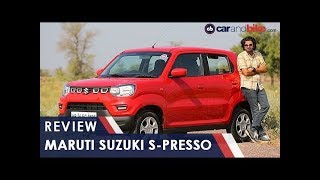 Maruti Suzuki SPresso  Review  Price  Features  Specifications  carandbike [upl. by Pavior568]