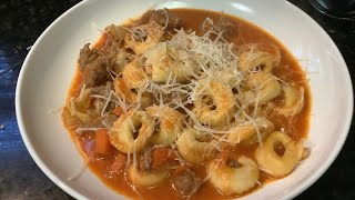 Tortellini with Sausage Soup [upl. by Assilram354]