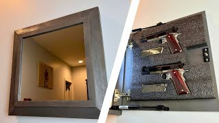 DIY Concealment Mirror  Picture Frame [upl. by Ayhtin]