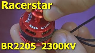 Racerstar BR2205 2300KV  Brushless Motor Unboxing Specs [upl. by Chandos]