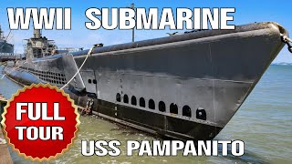 Exclusive Tour of USS Pampanito WWII Submarine NavalLegends [upl. by Ainitsirhc674]