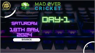 Day1 stream1 MAD OVER CRICKET MOC SEASON2TCL cricket siliguri cricheroes indoorcricket [upl. by Lou]