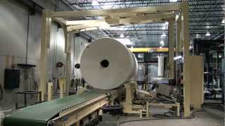 Wulftec WCRTCRW  Automatic cocoon stretch wrapper [upl. by Kra]