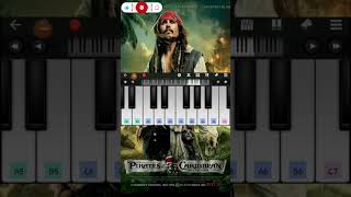 Pirates Of the caribbean theme song playing by piano shorts [upl. by Nitniuq309]