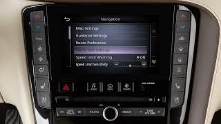 2025 INFINITI QX55  Navigation Settings if so equipped [upl. by Letsyrc]