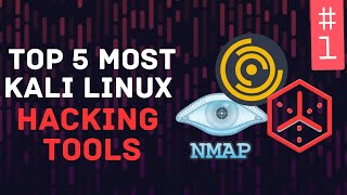 Top 5 most used kali Linux hacking tools Information gathering tools [upl. by Tuchman]