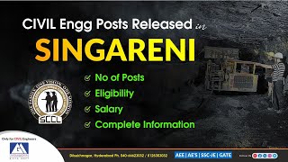 Civil Engg Posts In Singareni Collieries  GM ACADEMY  AEE AE aeetspsc civil aeecivil [upl. by Garges137]