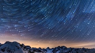 Chasing Stars at Eggishorn with time lapse [upl. by Hawkie672]