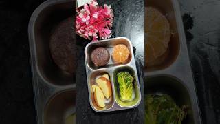 টিফিন box homemade viral tiffin lunchbox idea shorts trending food fruit chocolate momo [upl. by Aneehsat]