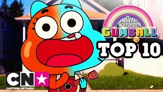 Uimitoarea lume a lui Gumball  Top 10 cu cele mai bune cântece  Cartoon Network [upl. by Avat]