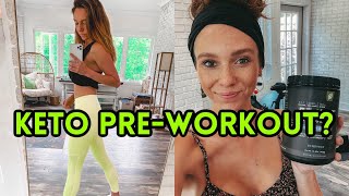 NEW KETO PREWORKOUT amp WHAT IM CHANGING  FITNESS amp KETOVORE [upl. by Byron]