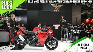 2024 Moto Morini Corsaro 750 Corsaro Sport XCape 1200 And Milano Showcased At EICMA 2023 [upl. by Fonda449]