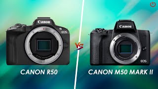 Canon R50 vs Canon M50 Mark II  Comparison [upl. by Renny726]