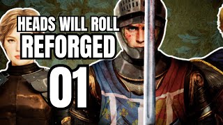 FROM PEASANT TO LEGEND  HEADS WILL ROLL REFORGED Gameplay Part 1 Lets Play [upl. by Notlit]