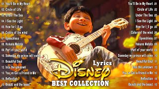 Disney Songs That Everyone Knows 🌈Popular Disney Songs Playlist Mix🌈Under The Sea Moana Frozen [upl. by Nonaihr57]